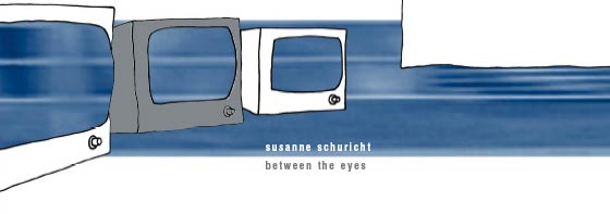 between the eyes